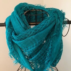 Fringed Infinity Scarf